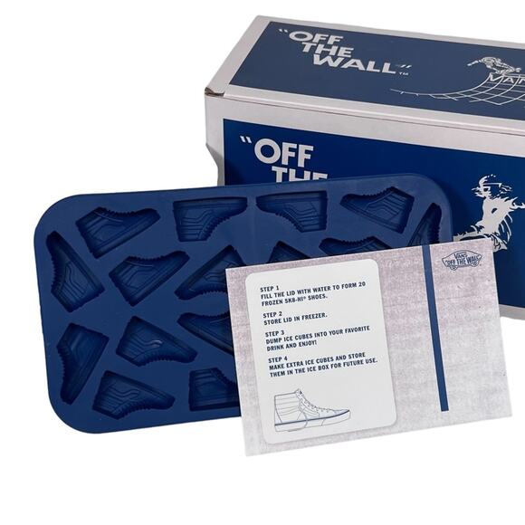 Vans SK8-Hi Off The Wall Limited Edition Ice Cube Tray w/Storage Container NEW - Picture 2 of 7